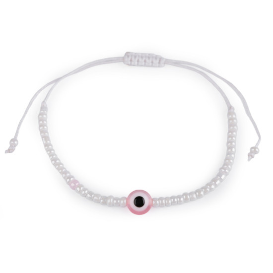 Shamballa bracelet allah's eye - Red (1 Piece) Shamballa bracelet allah's eye - Red (1 Piece)