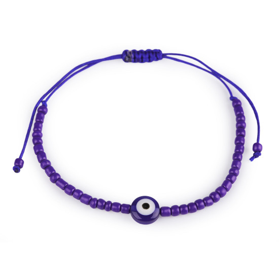 Shamballa bracelet allah's eye - Red (1 Piece) Shamballa bracelet allah's eye - Red (1 Piece)