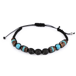 Bransoletka shamballa unisex - Turkusowy (1 Sztuka)