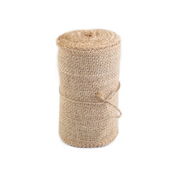 Wstążka jutowa szerokość 13 cm - Płowy naturalny (1 Metr)