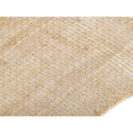 Jute ribbon width 10 cm - Natural burlap (1 Meter) Jute ribbon width 10 cm - Natural burlap (1 Meter)