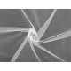 Netting tulle for veil pad fine - White (1 Meter)