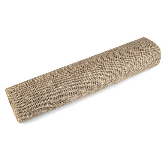 Naturalna juta szerokość 48 cm - Płowy naturalny (10 Metry) Naturalna juta szerokość 48 cm - Płowy naturalny (10 Metry)