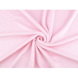 Minky solid cuddle / soft plush - Light pink (1 Meter)