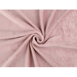 Minky solid cuddle / soft plush - Powder (1 Meter)