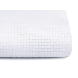 Kanwa do wyszywania kanava szerokość 140 cm 40 oczek - White (1 Metr)