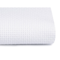 Kanwa do wyszywania kanava szerokość 140 cm 54 oczka - White (1 Metr)