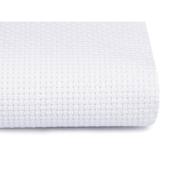 Kanwa do wyszywania kanava szerokość 140 cm 54 oczka - White (10 Metry) Kanwa do wyszywania kanava szerokość 140 cm 54 oczka - White (10 Metry)