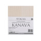 Cross stitch / embroidery canvas "kanava" 20x30 cm 46 eyelets /10 cm - Ecru (1 Piece) Cross stitch / embroidery canvas "kanava" 20x30 cm 46 eyelets /10 cm - Ecru (1 Piece)