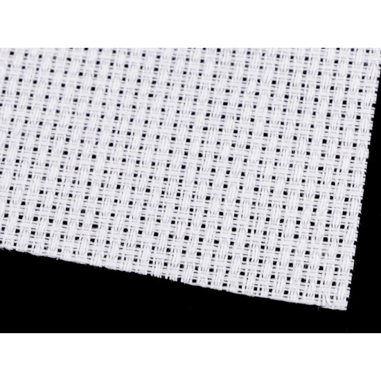 Cross stitch / embroidery canvas "kanava" 20x30 cm 46 eyelets /10 cm - Ecru (1 Piece) Cross stitch / embroidery canvas "kanava" 20x30 cm 46 eyelets /10 cm - Ecru (1 Piece)