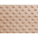 Minky plush dimple dot soft blanket fabric - Creamy light (1 Meter) Minky plush dimple dot soft blanket fabric - Creamy light (1 Meter)