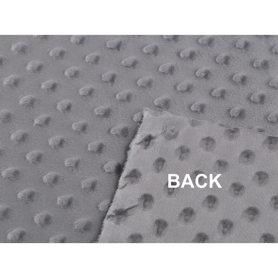 Minky plush dimple dot soft blanket fabric - Creamy light (1 Meter) Minky plush dimple dot soft blanket fabric - Creamy light (1 Meter)