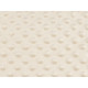 Minky plush dimple dot soft blanket fabric - Creamy light (1 Meter) Minky plush dimple dot soft blanket fabric - Creamy light (1 Meter)