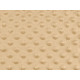 Minky plush dimple dot soft blanket fabric - Creamy light (1 Meter) Minky plush dimple dot soft blanket fabric - Creamy light (1 Meter)