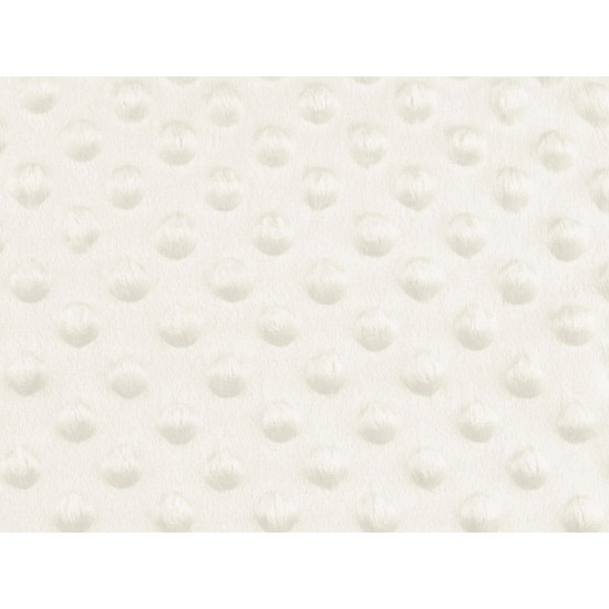 Minky plush dimple dot soft blanket fabric - Creamy light (1 Meter) Minky plush dimple dot soft blanket fabric - Creamy light (1 Meter)
