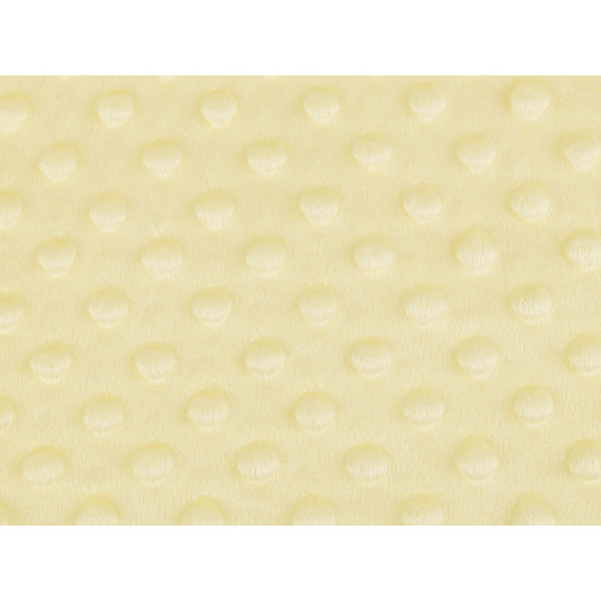 Minky plush dimple dot soft blanket fabric - Creamy light (1 Meter) Minky plush dimple dot soft blanket fabric - Creamy light (1 Meter)