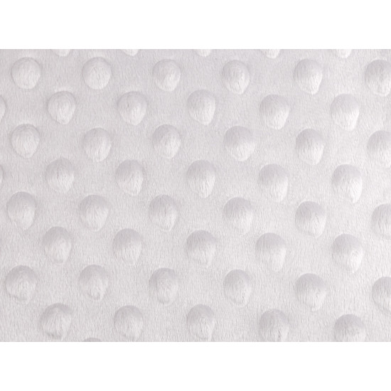 Minky plush dimple dot soft blanket fabric - Creamy light (1 Meter) Minky plush dimple dot soft blanket fabric - Creamy light (1 Meter)