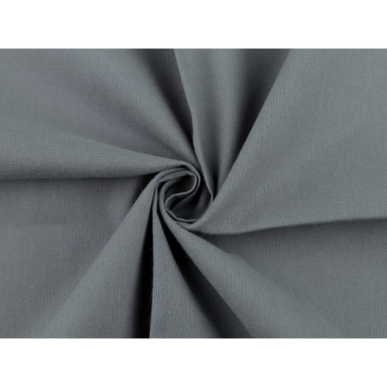 Cotton fabric / canvas single colour - Black (1 Meter)