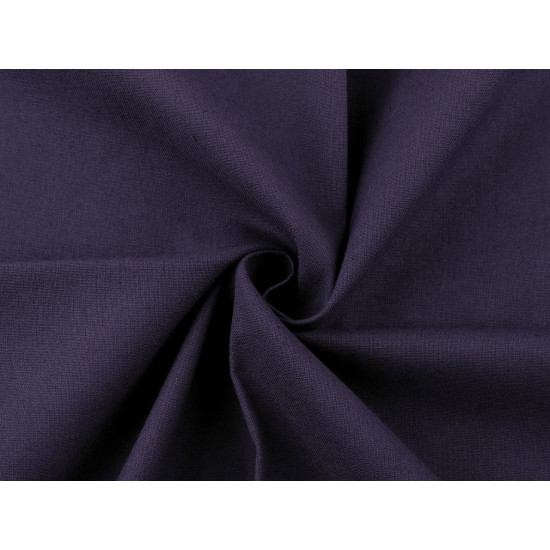 Cotton fabric / canvas single colour - Black (1 Meter)