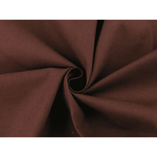 Cotton fabric / canvas single colour - Black (1 Meter)