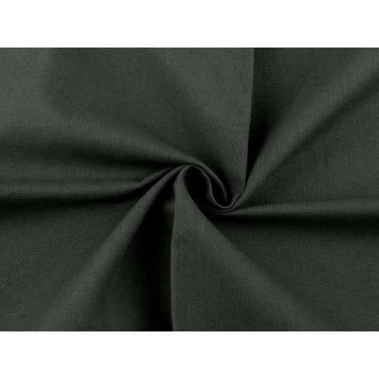 Cotton fabric / canvas single colour - Black (1 Meter)