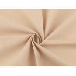 Baumwollstoff/leinen einfarbig - Beige aloe (1 Meter)
