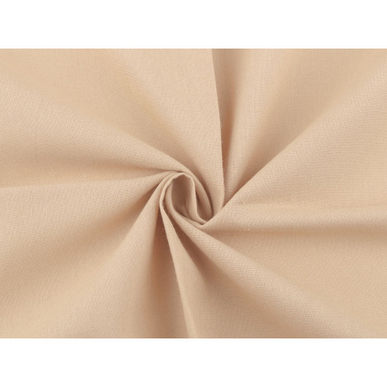 Cotton fabric / canvas single colour - Black (1 Meter)