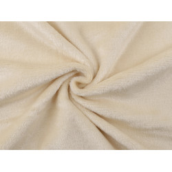 Super soft blanket fleece fabric / wellsoft minky double-sided - Lightbeige (1 Meter)