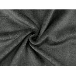 Super soft blanket fleece fabric / wellsoft minky double-sided - Ash (1 Meter)