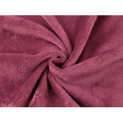 Super soft blanket fleece fabric / wellsoft minky double-sided - Fuchsia dark (1 Meter)