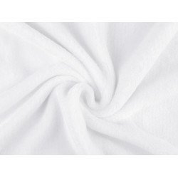 Super soft blanket fleece fabric / wellsoft minky double-sided - White (1 Meter)