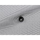 Fine tulle with pearl beads - Blue light (1 Meter)