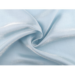 Taffetas avec effet changeant, ba + pes - Glace bleue (1 Mètre)