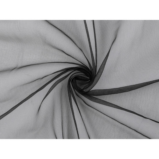 Chiffon fabric - Black (1 Meter)
