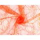 Spider web tulle net / spooky fabric - Orange (1 Meter)