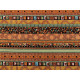 Cotton fabric / canvas with gold print - african, ethnic style - Rusty medium (1 Meter) Cotton fabric / canvas with gold print - african, ethnic style - Rusty medium (1 Meter)