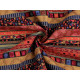 Cotton fabric / canvas with gold print - african, ethnic style - Rusty medium (1 Meter) Cotton fabric / canvas with gold print - african, ethnic style - Rusty medium (1 Meter)
