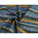 Cotton fabric / canvas with gold print - african, ethnic style - Rusty medium (1 Meter) Cotton fabric / canvas with gold print - african, ethnic style - Rusty medium (1 Meter)