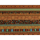 Cotton fabric / canvas with gold print - african, ethnic style - Rusty medium (1 Meter) Cotton fabric / canvas with gold print - african, ethnic style - Rusty medium (1 Meter)