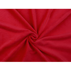 Minky cuddle / soft plush, san - Red (1 Meter)