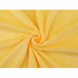 Minky cuddle / soft plush, san - Yellow (1 Meter)