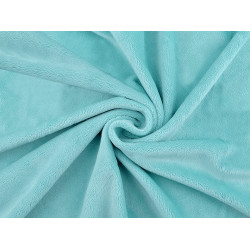 Minky cuddle / soft plush, san - Turquoise (1 Meter)