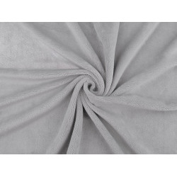 Minky cuddle / soft plush, san - Lightgrey (1 Meter)