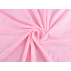 Minky cuddle / soft plush, san - Pink (1 Meter)