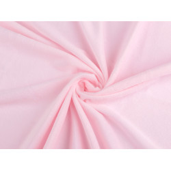 Minky cuddle / soft plush, san - Light pink (1 Meter)