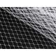 Russian birdcage veil millinery netting width 160 cm - Black (1 Meter) Russian birdcage veil millinery netting width 160 cm - Black (1 Meter)