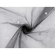 Decorative tulle with stars - White (1 Meter)