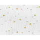 Decorative tulle with stars - White (1 Meter)