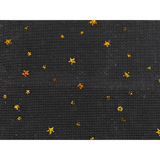 Decorative tulle with stars - White (1 Meter)