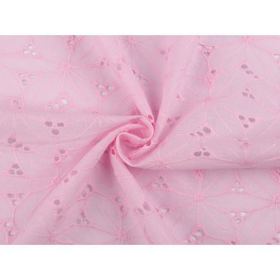 Cotton madeira / broderie anglaise embroidered - White (1 Meter) Cotton madeira / broderie anglaise embroidered - White (1 Meter)
